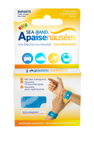 Boîte Sea-Band Apaisenausées Enfant bleu