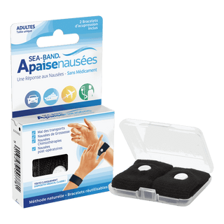Sea-Band Apaisenausées Adulte — pack coloris noir