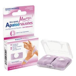 Sea-Band Apaisenausées Mama — pack coloris lilas
